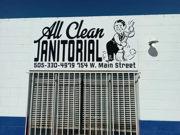 AAA All Clean Janitorial storefront sign at 754 W Main Street, Farmington, NM